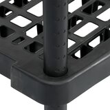 Police za pohranu s 5 razina crne 93,5x45,5x194,5 cm PP | shoptok.hr