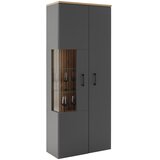 Modern Living Vitrina Amare, Antracit, Barva Hrasta Cene