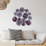 Wallity Zidna dekoracija Metal Art Hypnosis, 74x74 cm, Šarena Cene