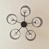  plafonski luster alba 5xE27/15W/230V siv | Eponuda.com