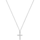 IZMAEL Ogrlica Small Cross - Srebrna | shoptok.hr