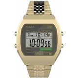Timex Ročna ura T80 TW2V74300 Zlata