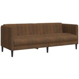 Maison Chic kavč - Sofa - Kanape trosed rjava umetno semiš usnje, (21726626) | Shoptok.si