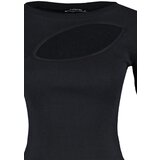 Trendyol Black Cut Out Detailed Collar Blouse | ePonuda.com