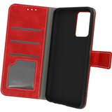 AVIZAR Ovitek za denarnico Oppo A76 in Realme 9i, silikonska podpora iz umetnega usnja in magnetni jezicek - rdeca, (20632547) | Shoptok.si