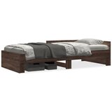 Furnova Posteljni okvir brez vzmetnice hrast 90x200 cm inženirski les, (21940036) | Shoptok.si