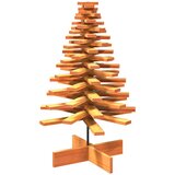  Drveno ukrasno božićno drvce voštano smeđi 100 cm od borovine | shoptok.hr
