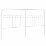  The Living Store Kovinsko vzglavje belo 180 cm - Vzglavje, (21497370) | Shoptok.si