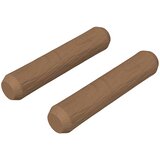  Drveni klinovi 2 pcs Smeđa Ø 8 x 35 mm Masivno drvo | shoptok.hr