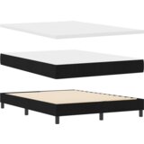 Box Spring Krevet s Madracem Crni 140x190 cm Tkanina | shoptok.hr