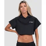 Women‘s Relay Cropped Hoodie Black XS