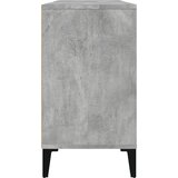 Ormarić za umivaonik siva boja betona 80 x 33 x 60 cm drveni | shoptok.hr