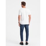 Ombre Set of shirts with V neckline and elastane and subtle logo 3-pack | Shoptok.si