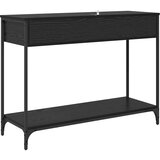  Konzolna stolica s ladicama Crni hrast 100 x 34,5 x 75 cm | shoptok.hr