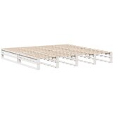  Krevet s regalom za knjige bez madraca bijeli 180x200cm od drva | shoptok.hr