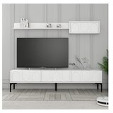 Hanah home TV ormarić s policama Lyon 2, 180 cm, Bijeli | Eponuda.ba