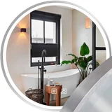 Ogledalo LED 90cm MMJ BRUSH SILVER