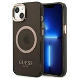 Futrola za iPhone 13 Black Gold Outline Translucent MagSafe ( GSM168206 )