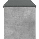  Haldna klop z blazino Betonsko siva 103 x 38 x 40 cm, (5000155631) | Shoptok.si