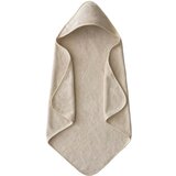 Mushie Baby Hooded Towel ručnik s kapuljačom Fog 1 kom | shoptok.hr