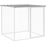  Kavez za kokoši s krovom svjetlosivi 603x98x90 cm čelični | shoptok.hr