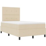  Okvir Krevet s Madracem Bež Tkanina 120 x 200 cm Madrac | shoptok.hr