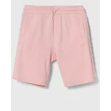 Marc Jacobs Otroške bombažne kratke hlače roza barva
