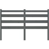  Posteljno vzglavje sivo 186x4x100 cm trdna borovina, (20643826) | Shoptok.si