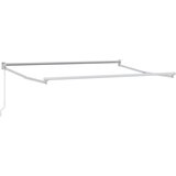  Ročno zložljivo senčilo Rjava 3,5 x 2 m Poliester s PU premazom, (5000205963) | Shoptok.si