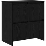  Kreveta 3 pcs Crni hrast 70 x 41 x 75 cm Konstruirano drvo | shoptok.hr