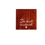 Dewoga Kovinska plošča z napisom "Du bist wundervoll" - 1 k. | Shoptok.si
