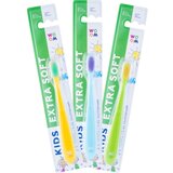 WOOM Toothbrush Kids Extra Soft zobna ščetka za otroke ekstra soft 1 kos | Shoptok.si