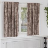 vidaXL Baršunaste zavjese 2 kom s oknima Cappuccino 175x140 cm Cijene