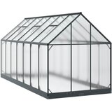  Vrtni staklenik s vratima Antracit 183,5 x 423,5 x 207 cm | Eponuda.com