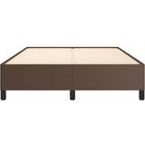  Za krevet smeđi 140x190 cm od umjetne kože | shoptok.hr