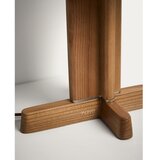 Kave Home Bijela/smeđa stolna lampa od masivnog kaučuka s tekstilnim sjenilom (visina 48 cm) Niani – | shoptok.hr