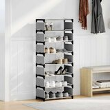 vidaXL Stalak za cipele 8 slojeva sivi 54x28x124 cm netkana tkanina | shoptok.hr