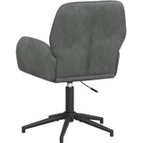 Okretne radne stolice 4 kom. 54 x 55 x 90 cm Tamnosiva Baršun | Eponuda.ba