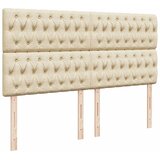  Krevet s oprugama i madracem krem 180x200 cm od tkanine | shoptok.hr