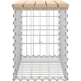  Vrtna klupa s gabionskim dizajnom 63x31,5x42cm masivna borovina | Eponuda.ba