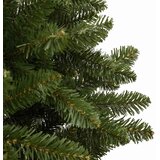 vidaXL Umjetno božićno drvce S LED lampica Zelena 240 cm PVC i metal | shoptok.hr
