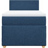  Krevet s oprugama i madracem plavi 80x200 cm od tkanine | shoptok.hr