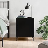  Noćni ormarić crni 40 x 40 x 50 cm od konstruiranog drva | shoptok.hr