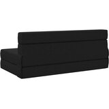 SK Zložljiv kavč postelja Črna 152 x 86,5 x 60 cm Blago, (5000300750) | Shoptok.si