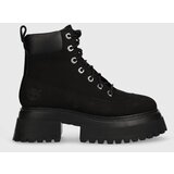 Timberland Čizme Sky 6In LaceUp za žene, boja: crna, ravni potplat, TB0A428J0011 | shoptok.hr