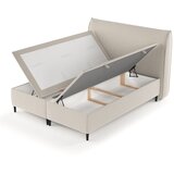 Maison de Rêve Bež oblazinjena zakonska postelja s prostorom za shranjevanje 140x200 cm Draco – | Shoptok.si