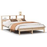  Krevet s regalom za knjige bez madraca 120x200 cm od borovine | shoptok.hr