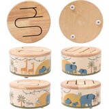 2Kids Toys Wooden Drum Safari glazbena igračka 18m+ 1 kom | shoptok.hr