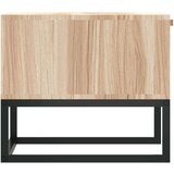  Klubska mizica 80x40x35 cm inženirski les in železo, (20712222) | Shoptok.si