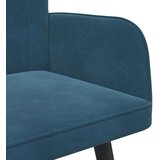 SOFA za dvije osobe Plava 115 x 61 x 87 cm Baršun | shoptok.hr